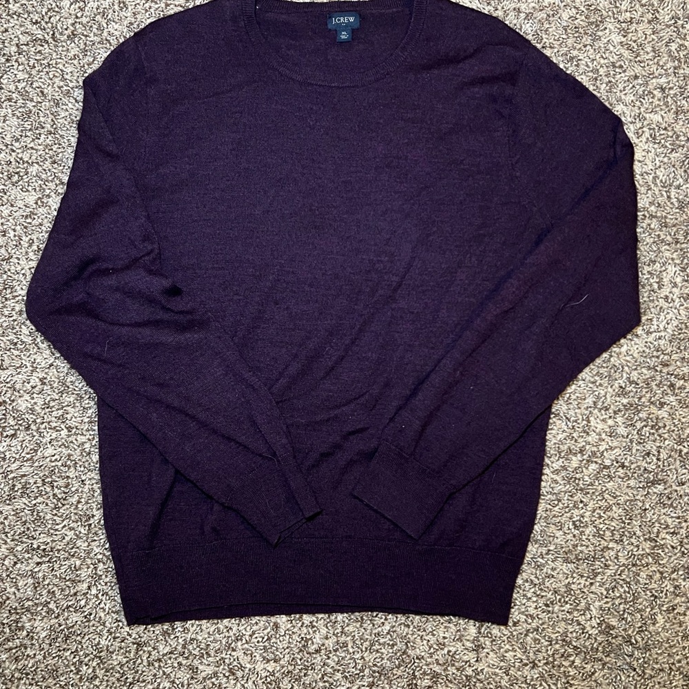 JCrew Men's Purple Sweater